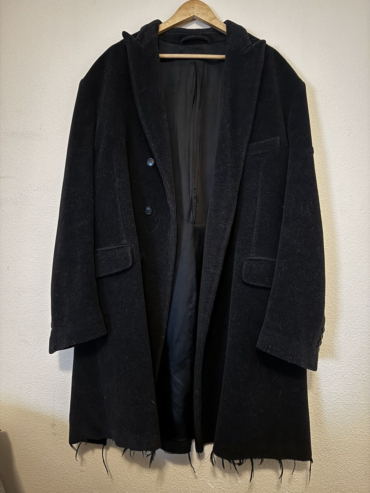 Balenciaga Balenciaga Distressed Overcoat Size US M / EU 48-50 / 2 - 2 Thumbnail