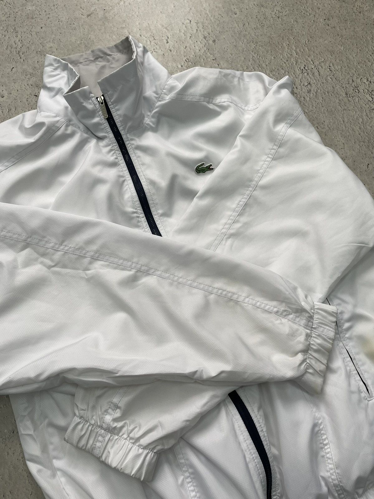 Lacoste Lacoste sport track suit white nylon hype polo y2k retro Size US 36 / EU 52 - 7 Thumbnail