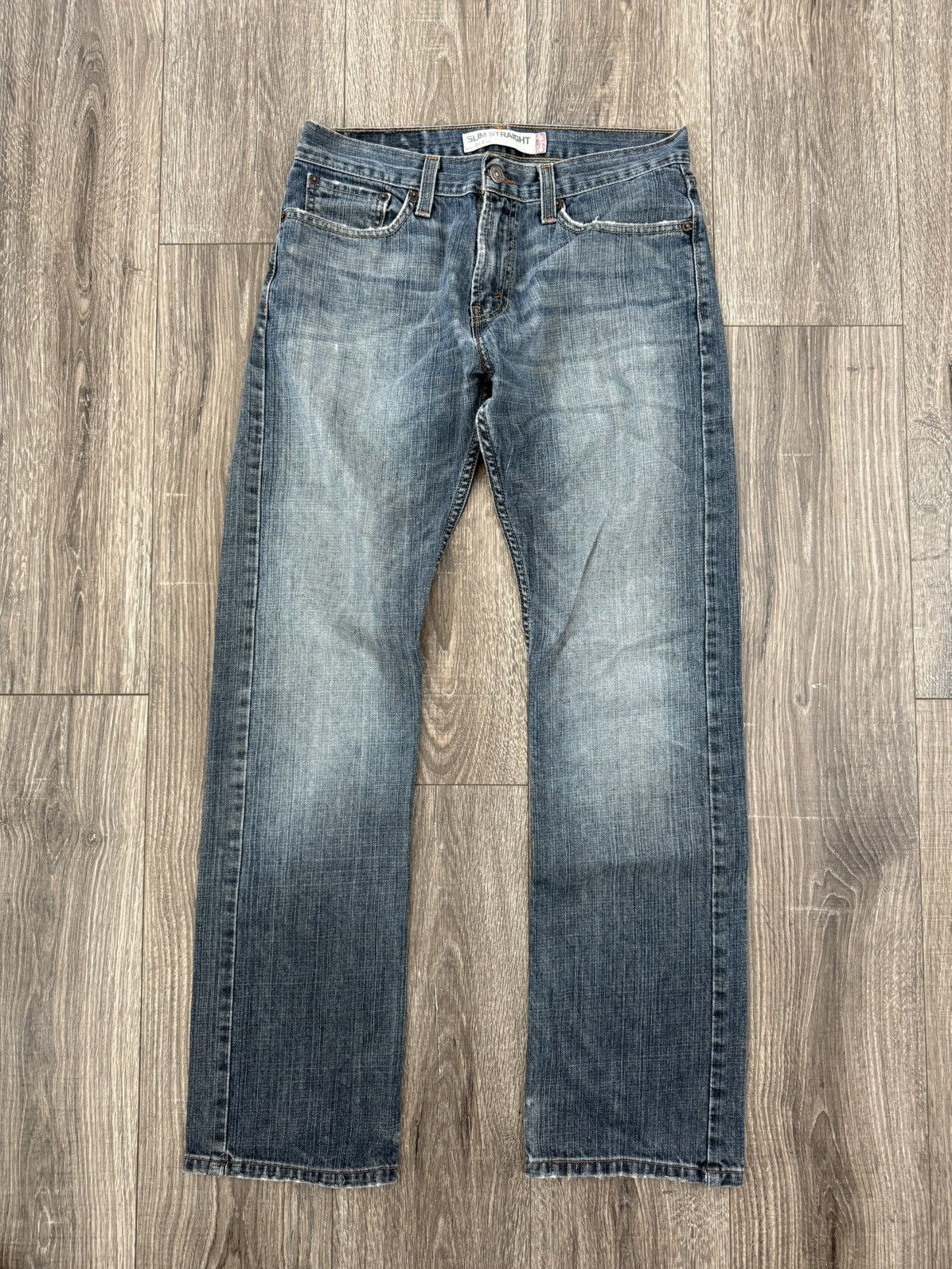 Levi's Vintage Levis Indigo Wash 514 Slim Straight Size US 31 - 1 Thumbnail
