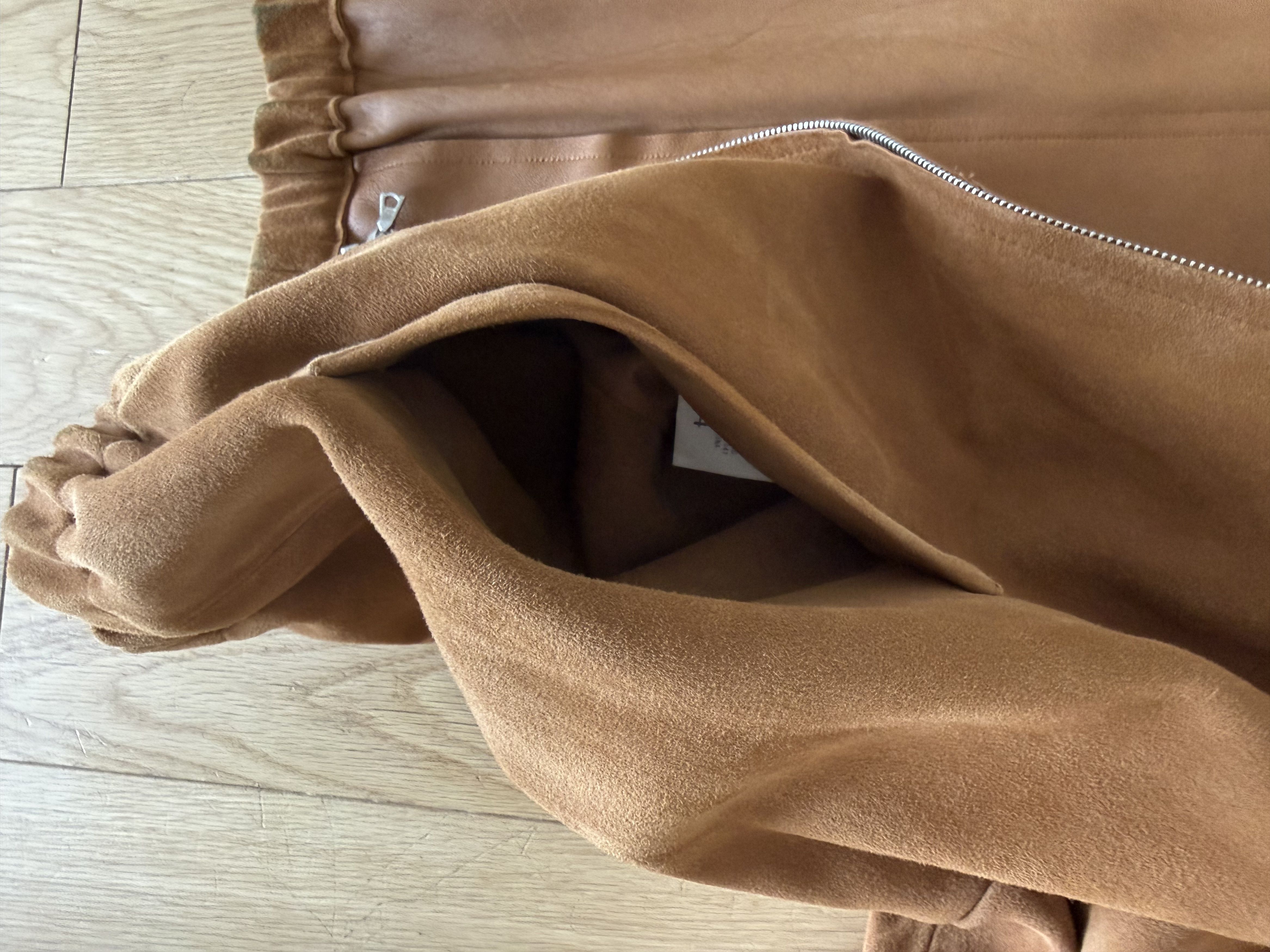 Auralee Auralee Lamb Suede Zip Blouson - Camel Size US XL / EU 56 / 4 - 7 Thumbnail
