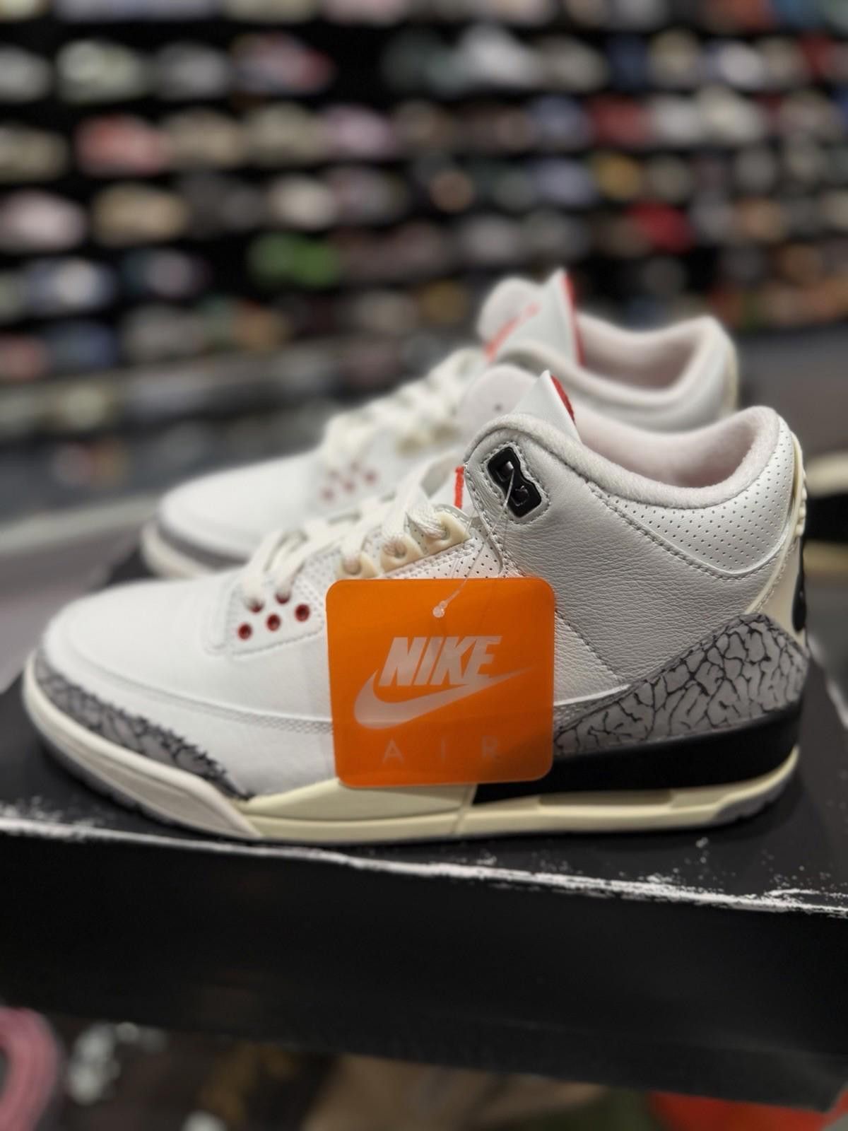 Jordan Brand Nike Air Jordan 3 Retro White Cement Reimagined 2023 (8) Size US 8 / EU 41 - 7 Thumbnail