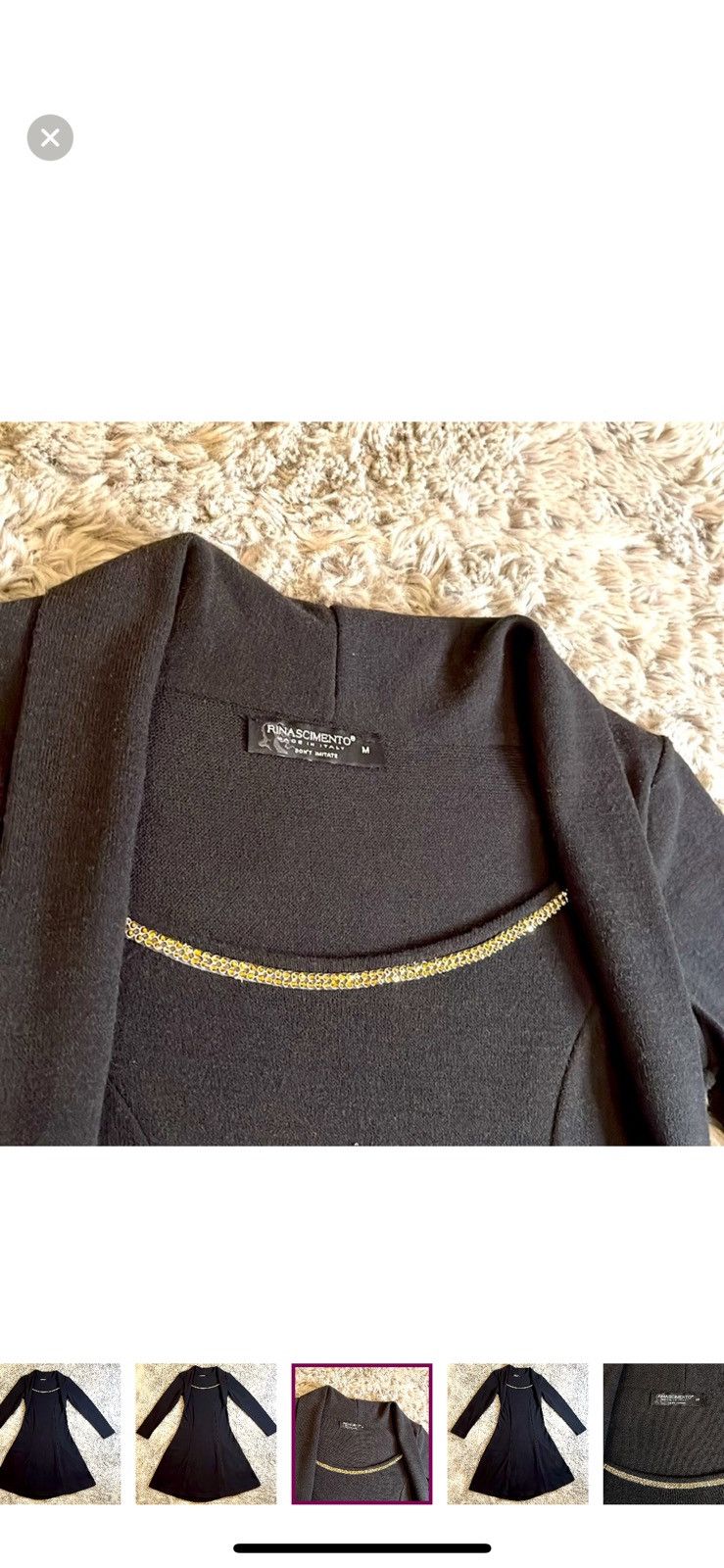 Vintage RINA SCIEMENTO MADE IN ITALY DRESS Size M / US 6-8 / IT 42-44 - 3 Thumbnail