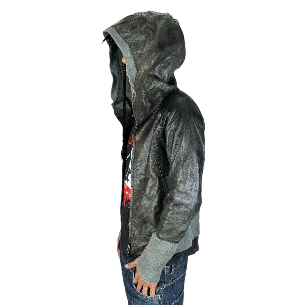 If Six Was Nine 🌟REAL POINT HOODIE GOAT LEATHER JACKET Size US S / EU 44-46 / 1 - 2 Thumbnail