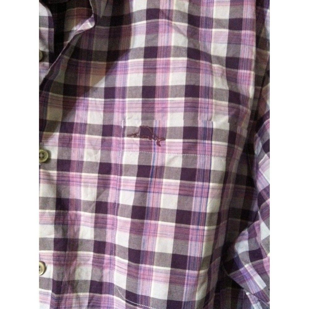 Tommy Bahama TOMMY BAHAMA MENS PURPLE 100%PIMA COTTON CASUAL SHIRT L Size US L / EU 52-54 / 3 - 5 Thumbnail