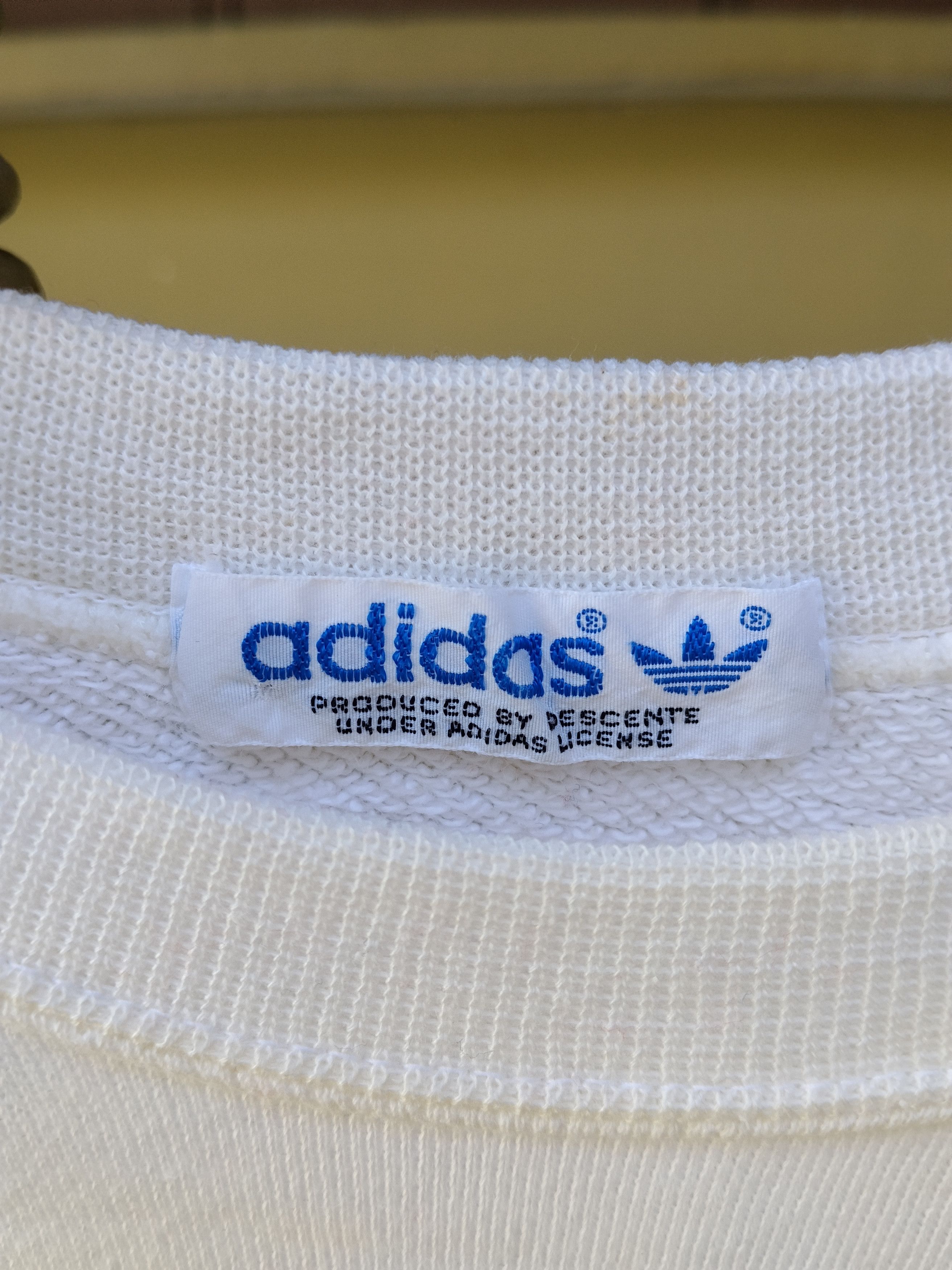 Adidas Vintage 80's Adidas Trefoil Sweatshirts Size US L / EU 52-54 / 3 - 5 Thumbnail