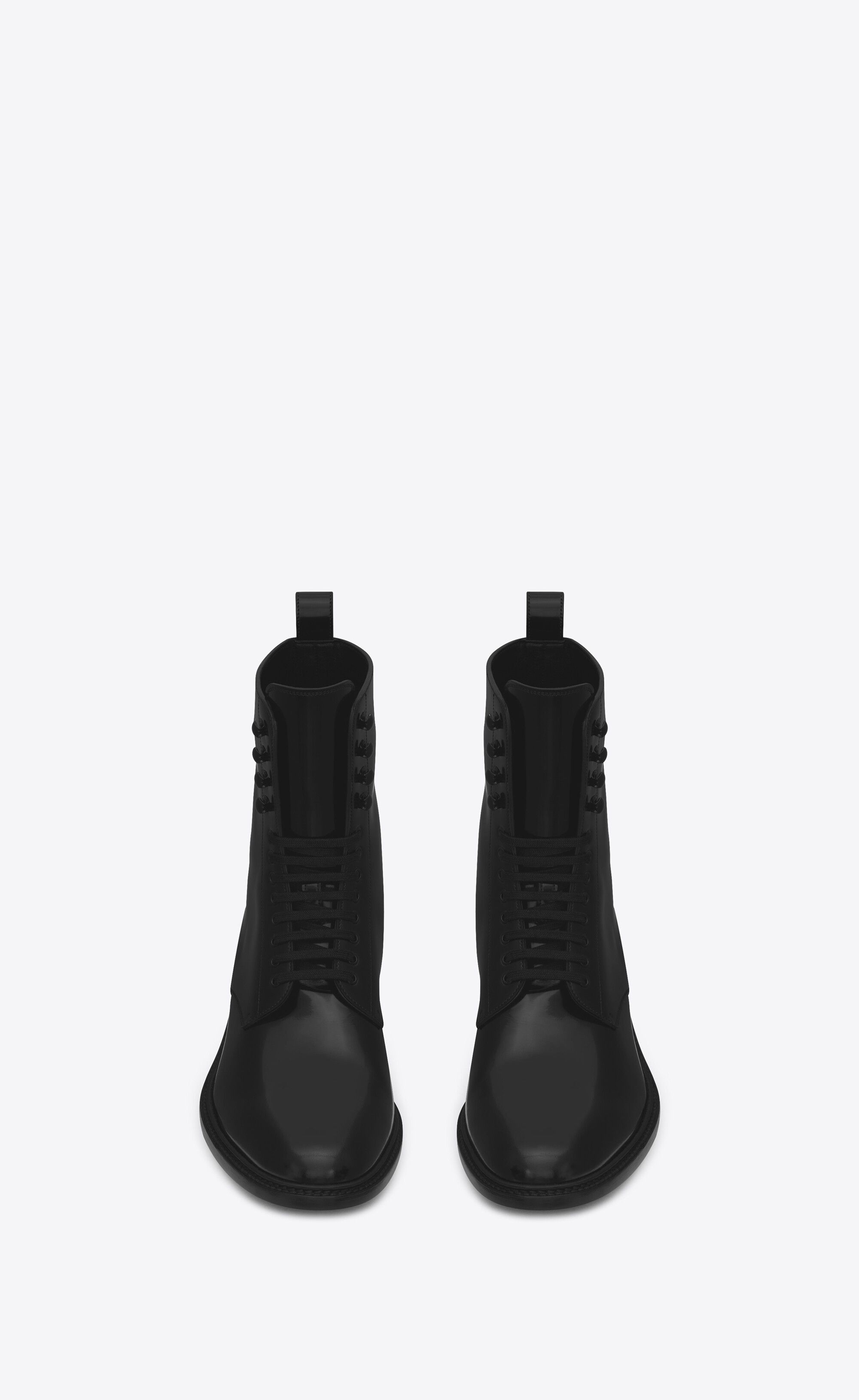 Saint Laurent Paris o1bcso1str1124 Army Laced Boots in Black Size US 9 / EU 42 - 3 Thumbnail