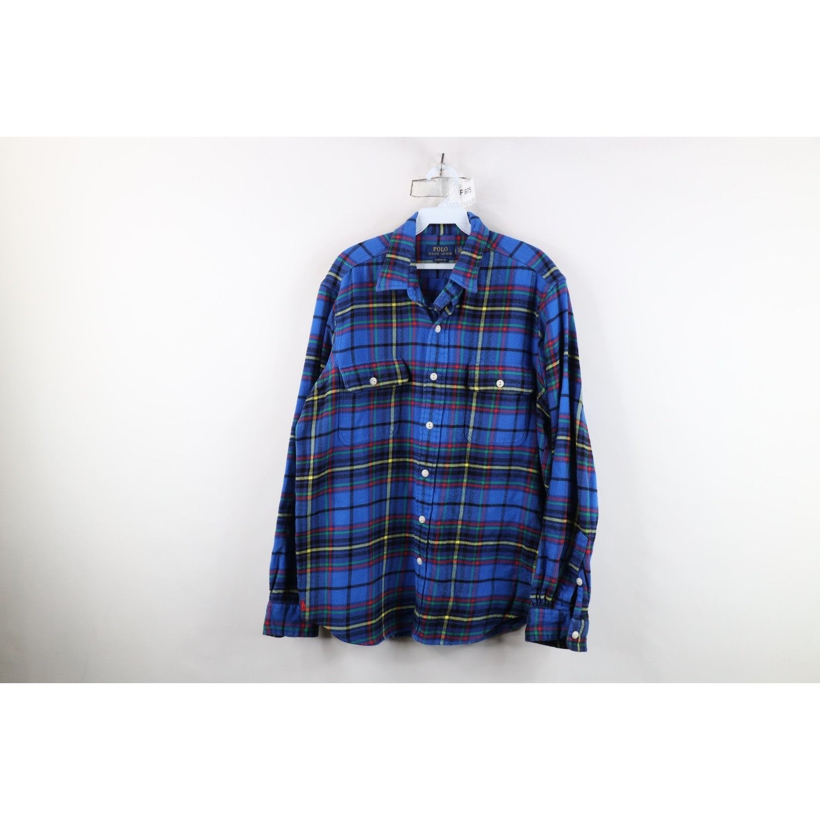 Polo Ralph Lauren Vintage Ralph Lauren Rainbow Plaid Flannel Button Shirt Size US L / EU 52-54 / 3 - 1 Thumbnail