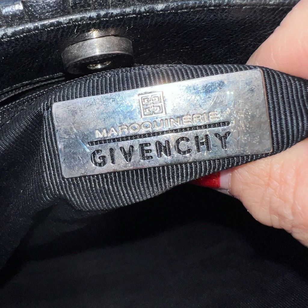 Givenchy Givenchy Vintage Woven Signature with Acrylic Handles Size ONE SIZE - 13 Thumbnail