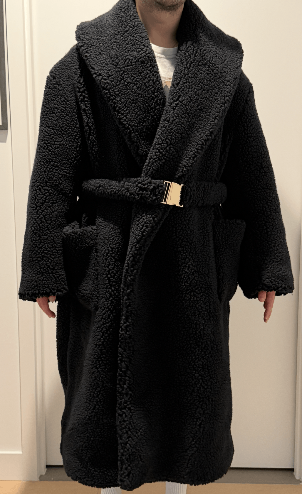 Casablanca Casablanca Shearling Robe 'Black' Size US L / EU 52-54 / 3 - 4 Thumbnail