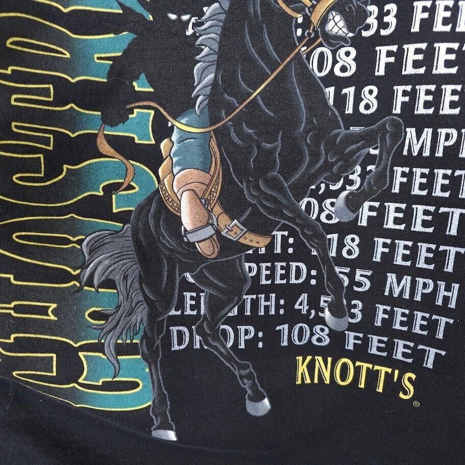 Gildan Knotts Berry Farm Sweatshirt Hoodie Mens Size XS Black Size US XS / EU 42 / 0 - 4 Thumbnail