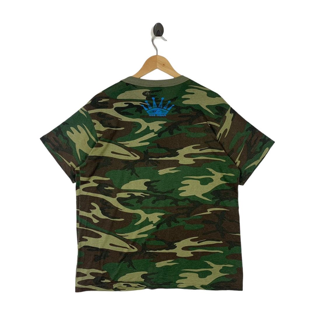 Other Vintage 90s DOWNTOWN JUICE Camouflage tee Size US L / EU 52-54 / 3 - 4 Thumbnail