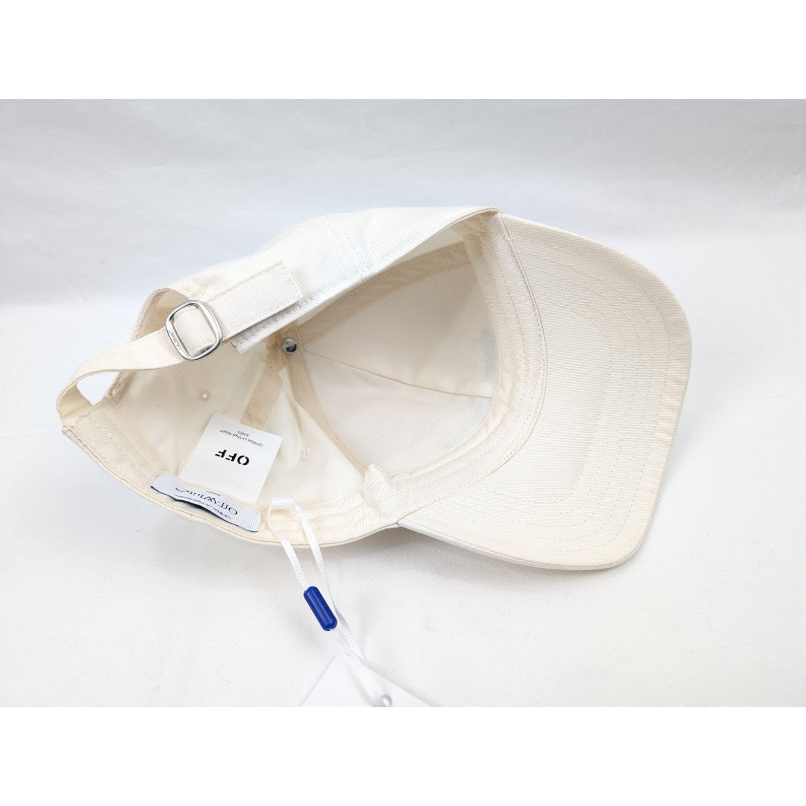 Off-White o1rshd1 Size : M / Garm Dyed Baseball in Ivory Black Size ONE SIZE - 16 Thumbnail