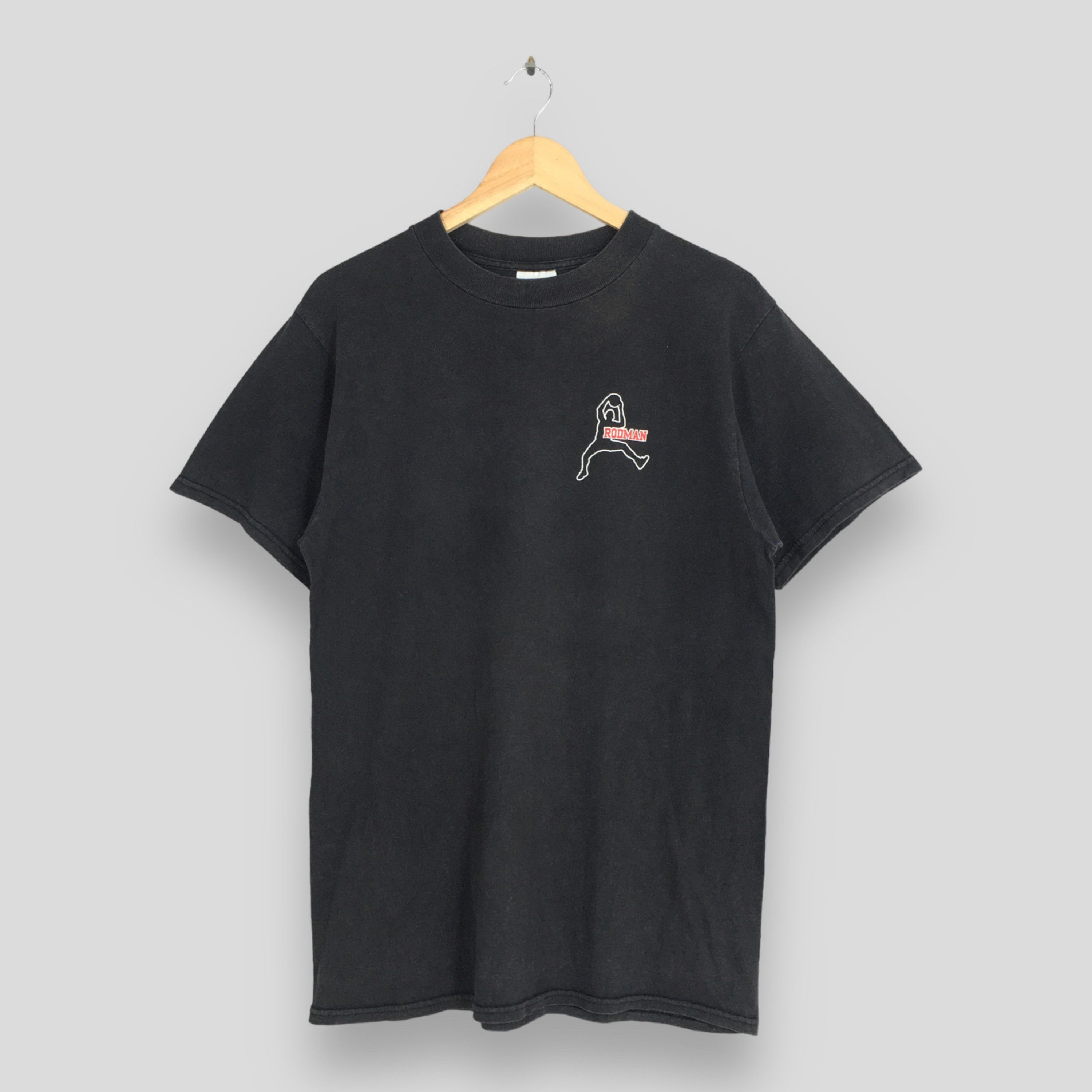 NBA × Vintage Vintage Dennis Rodman #91 Black NBA T shirt Medium Size US S / EU 44-46 / 1 - 2 Thumbnail