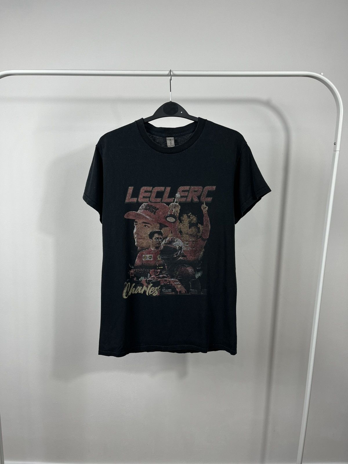 Other Charles Leclerc Formula 1 vintage style graphic tee black Size US S / EU 44-46 / 1 - 1 Thumbnail