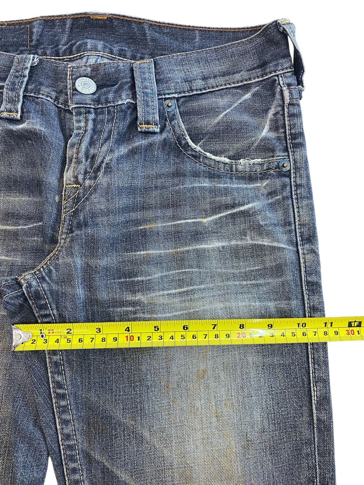 Levi's Levi’s_ Whiskered Mud Wash Straight Leg Style Jeans Size US 32 / EU 48 - 7 Thumbnail