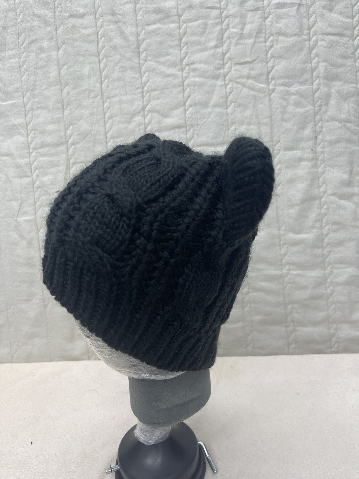 Japanese Brand KNITTED BUNNY HORN DEVIL BEANIE Size ONE SIZE - 2 Thumbnail