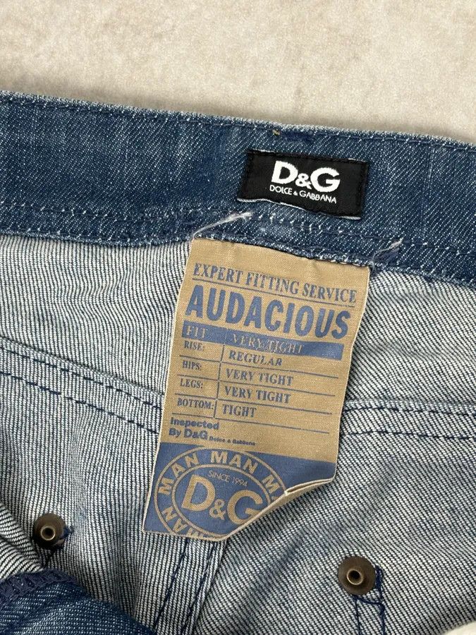 Dolce & Gabbana AW2006 Dolce & Gabbana Navy Distressed Jeans Size US 32 / EU 48 - 11 Thumbnail