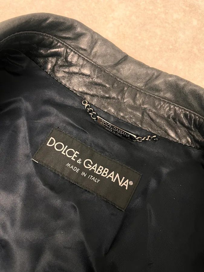 Dolce & Gabbana AW2016 Dolce & Gabbana Black Multi Zips Mafia Leather Jacket Size US M / EU 48-50 / 2 - 9 Thumbnail