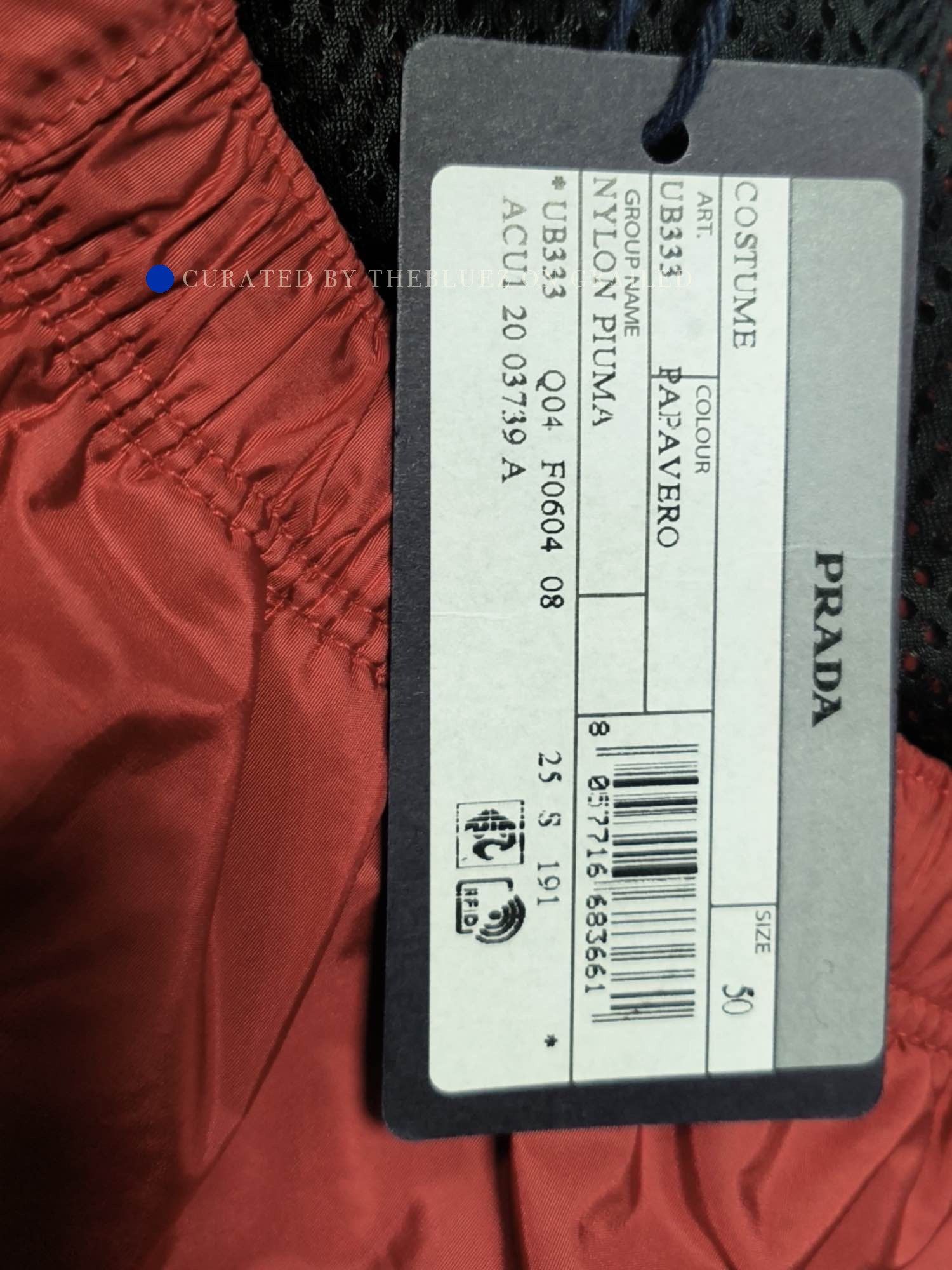 Prada Bright Red Swim Shorts Size US 34 / EU 50 - 1 Preview