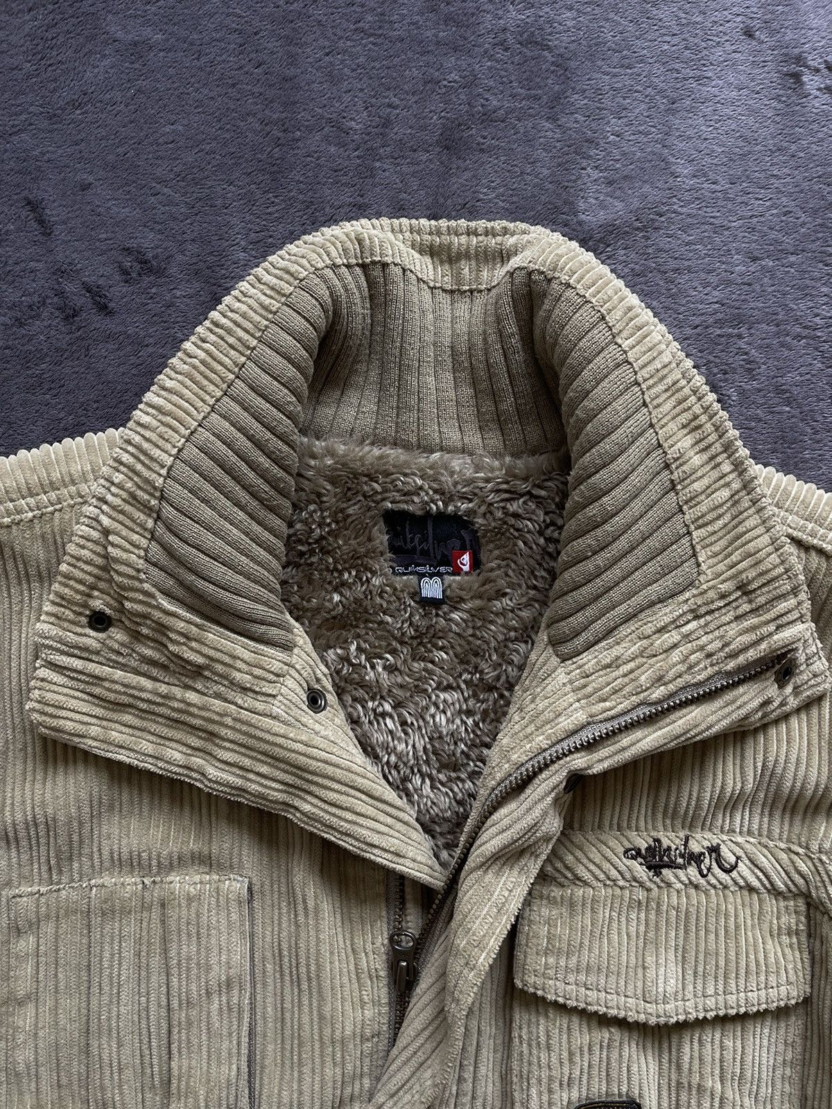 Quicksilver × Quiksilver × Vintage Colduroy Jacket 90s Size US L / EU 52-54 / 3 - 8 Thumbnail