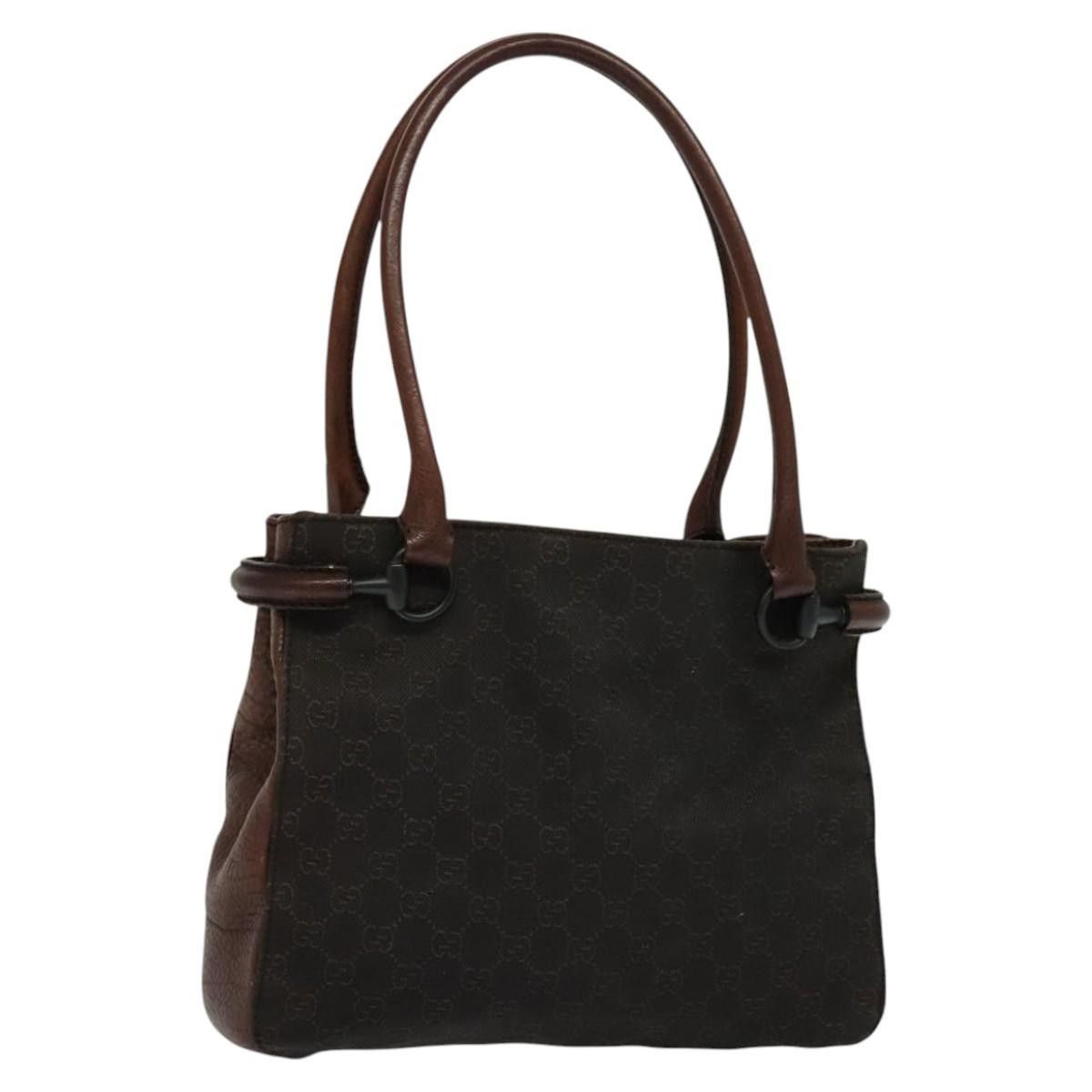 Gucci Gucci Horsebit Handle Tote GG Canvas Size ONE SIZE - 1 Thumbnail