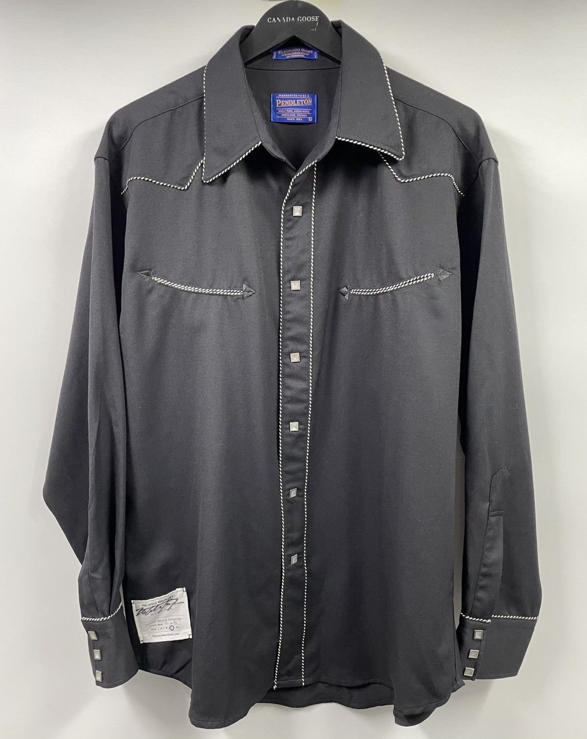 Pendleton Pendleton Inoue Brothers “Jean-Michel Basquiat” Black Shirt Size US L / EU 52-54 / 3 - 2 Thumbnail