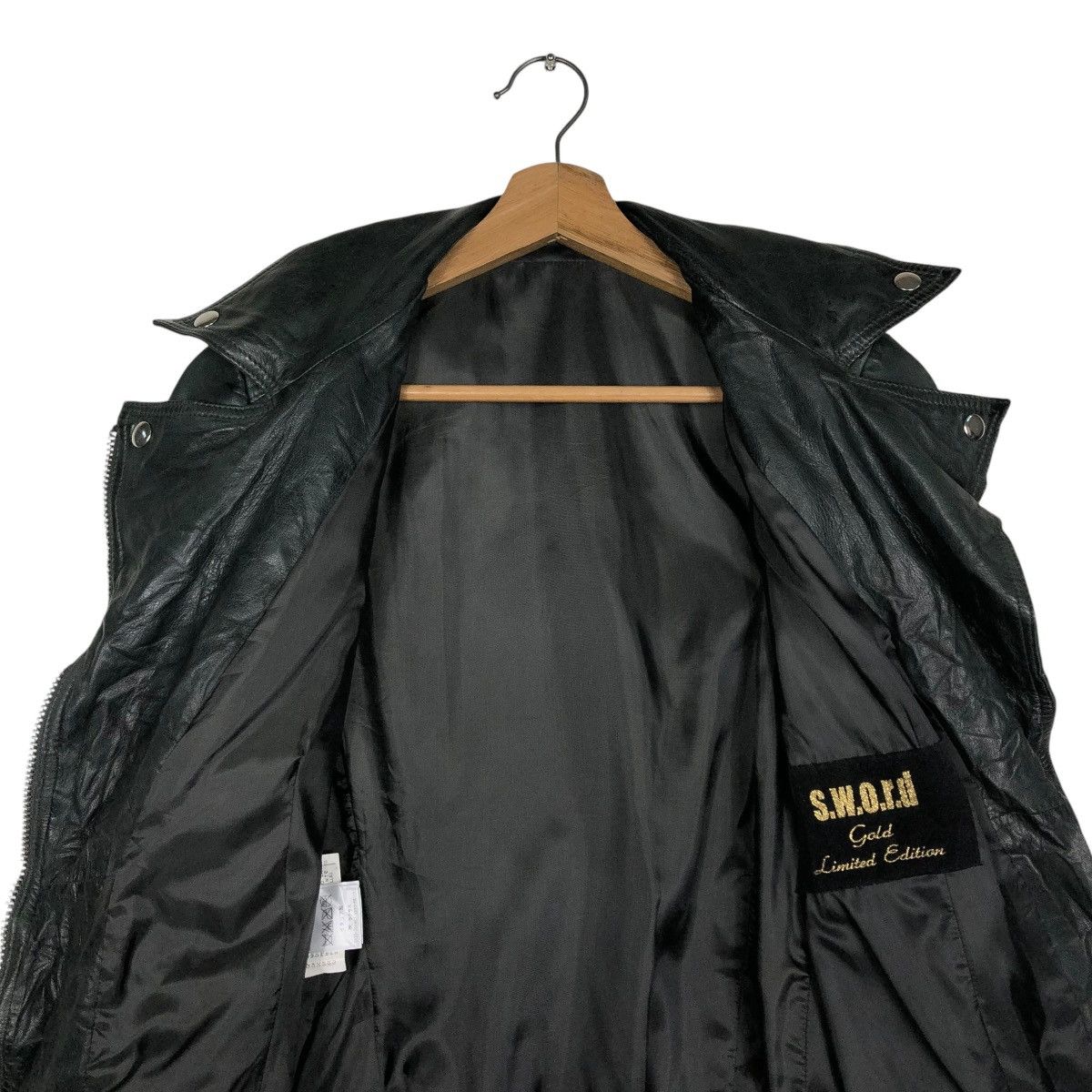 Seditionaries 🔥VINTAGE DOUBLE COLLAR LEATHE JACKET SWORD 14th ADDICTION Size US M / EU 48-50 / 2 - 16 Thumbnail