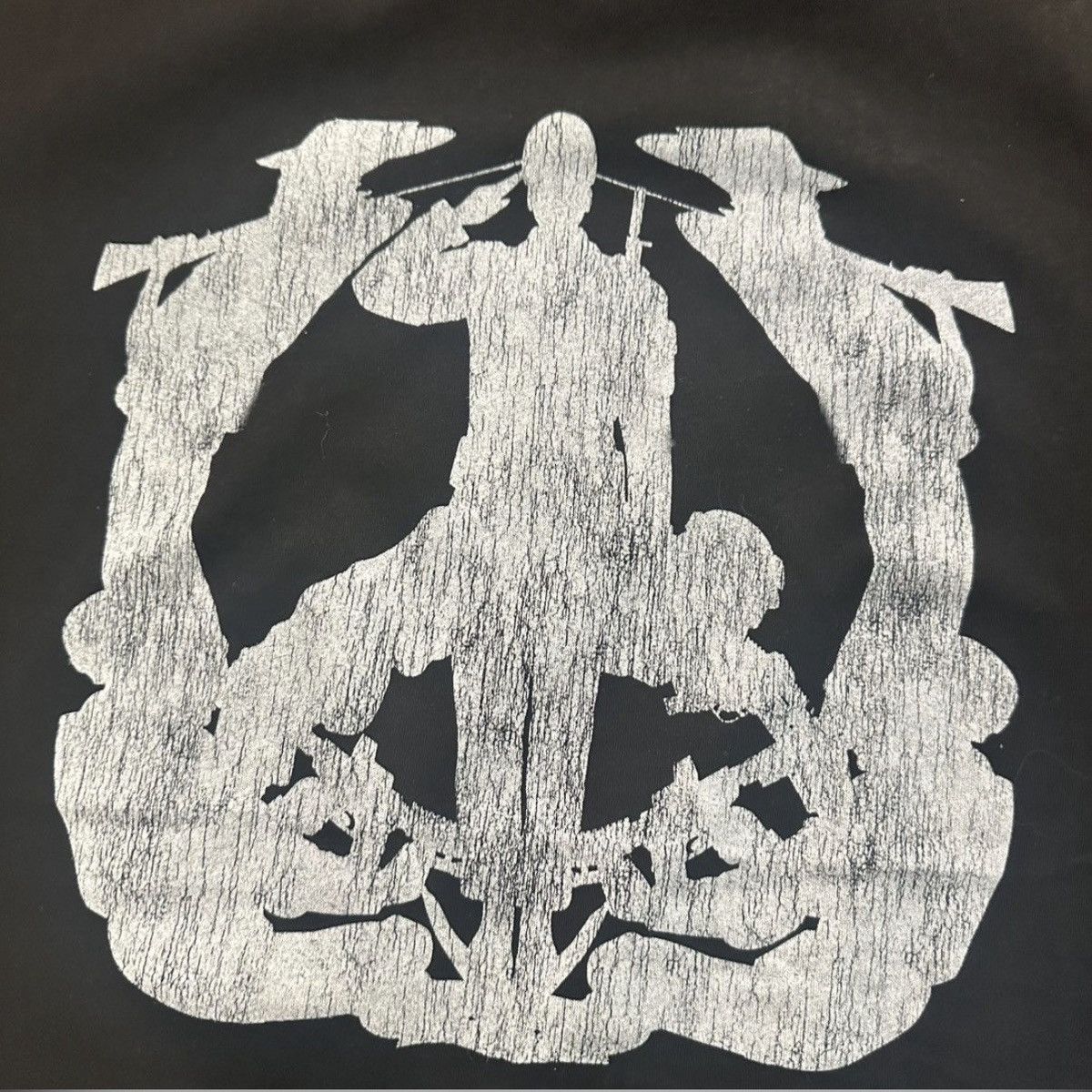Droland Miller Peaceinwar “peace” T-shirt Size US M / EU 48-50 / 2 - 2 Thumbnail