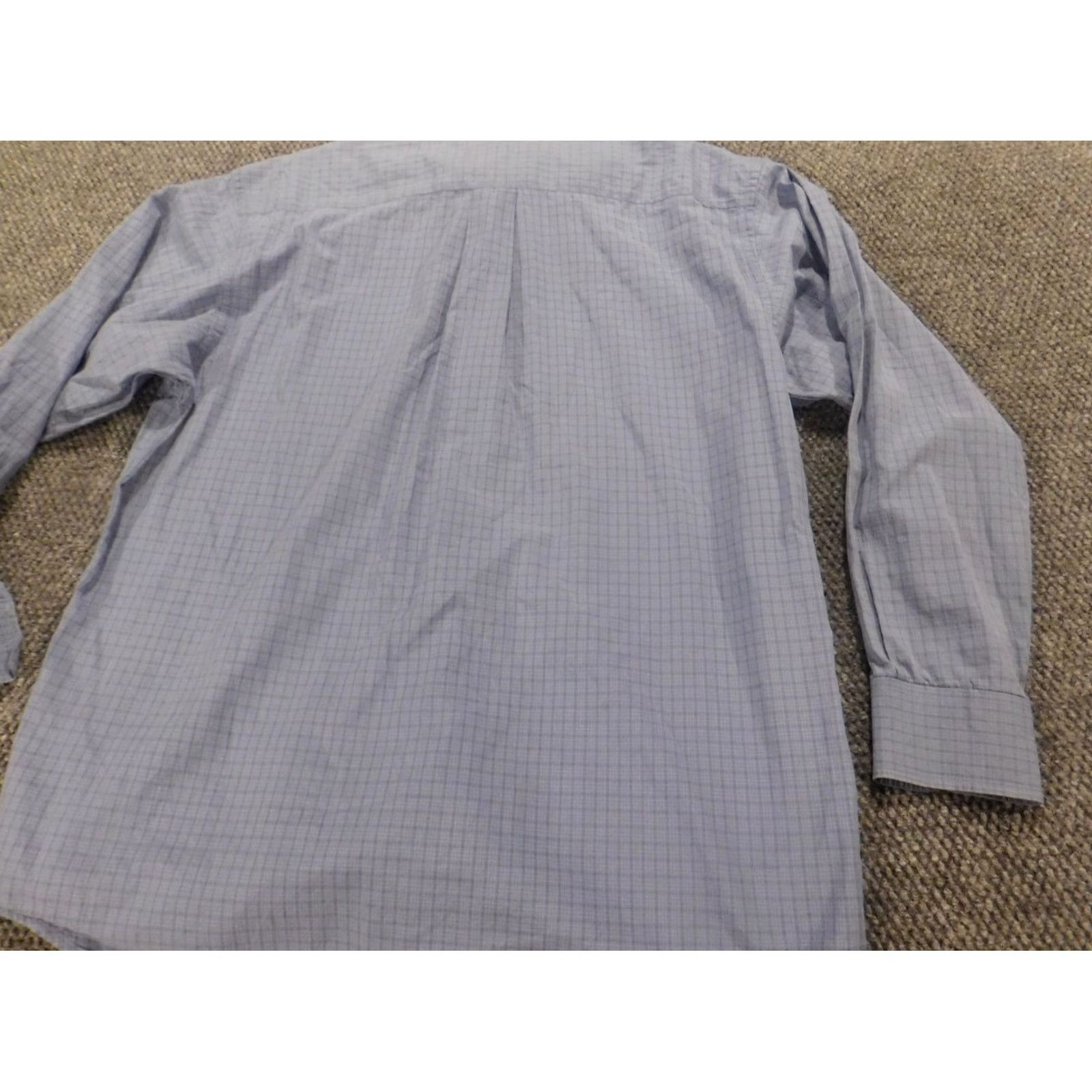 Banana Republic Banana Republic Shirt L Blue Plaid Long Sleeve Button-Up Collared Casual Button-Down Mens Regular Cotton Knit Pocketed Relaxed Vintage No Size US L / EU 52-54 / 3 - 7 Thumbnail