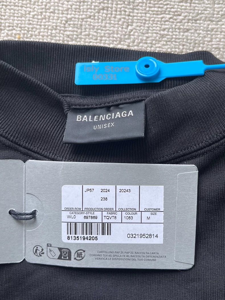 Balenciaga Balenciaga Letter reflective logo crewneck sweatshirt Size M / US 6-8 / IT 42-44 - 5 Thumbnail
