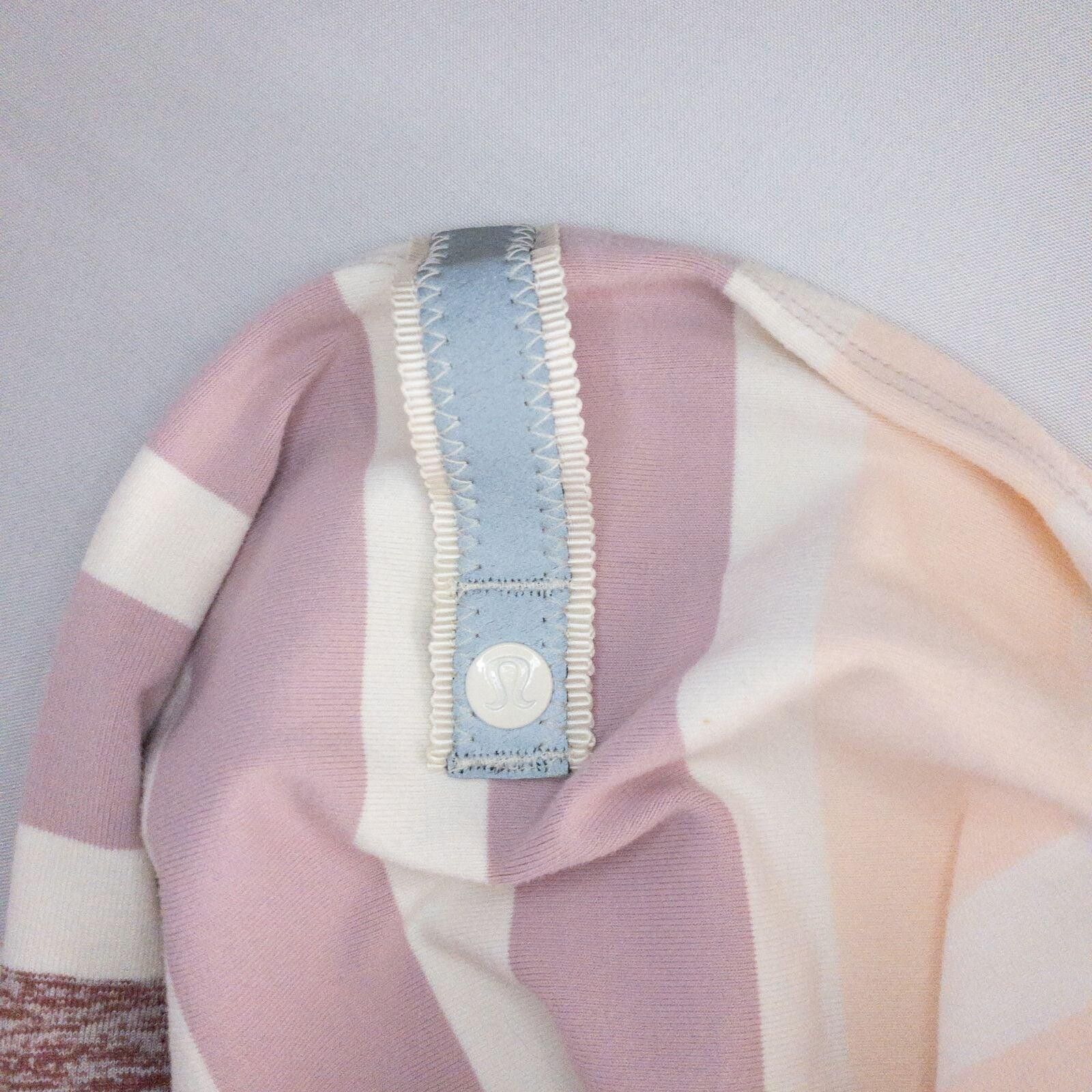 Lululemon Lululemon Pink Striped Neckwarmer Womens One Size Fits All Size ONE SIZE - 7 Thumbnail
