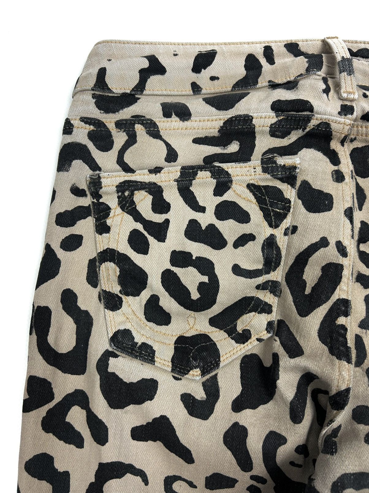True Religion rare True Religion Leopard Jeans Skinny Made In USA Y2K Size 25" / US 0 / IT 36 - 12 Thumbnail