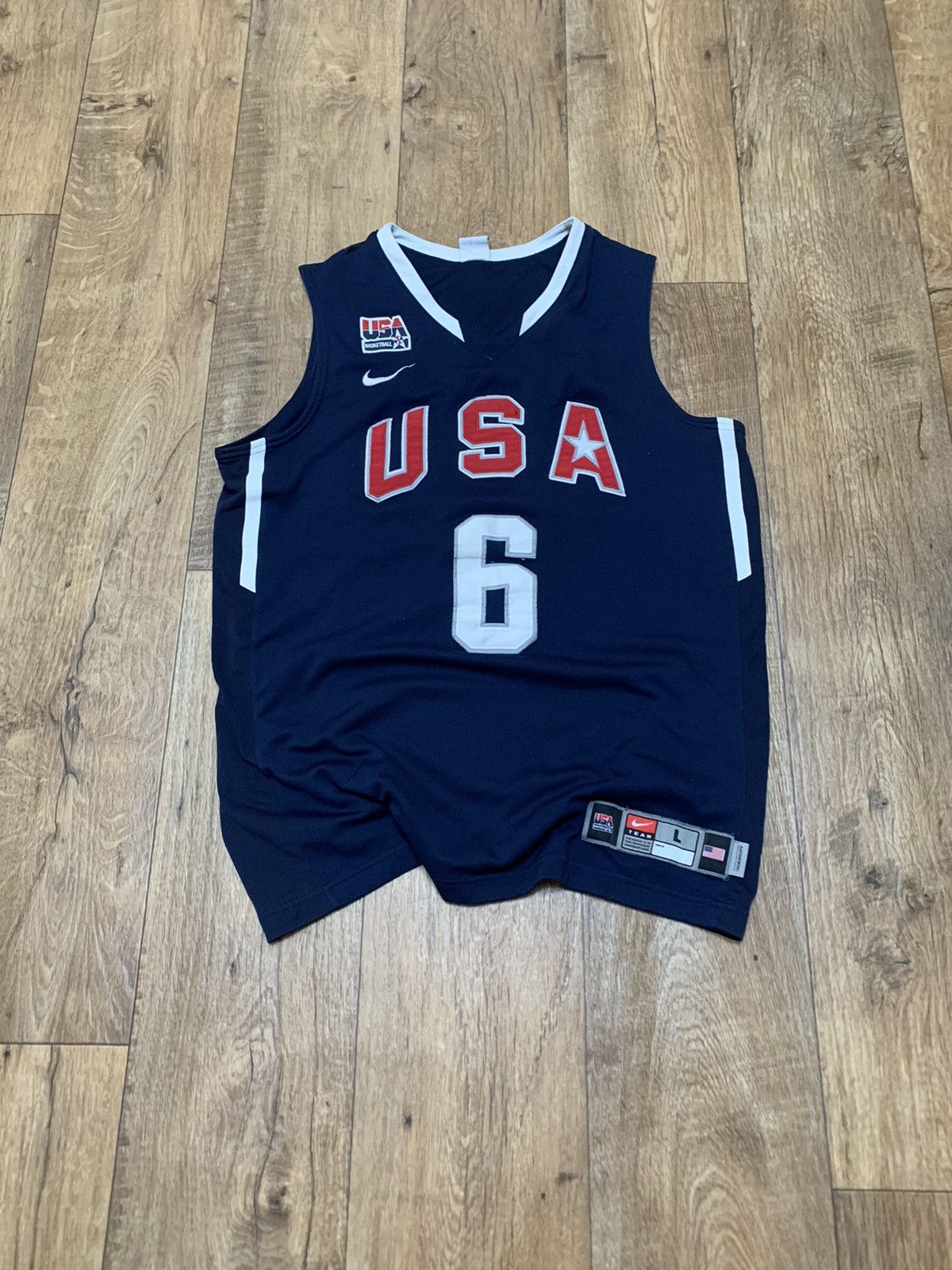 Nike Team USA LeBron James Nike authentic NBA jersey size XL Size US XL / EU 56 / 4 - 1 Thumbnail
