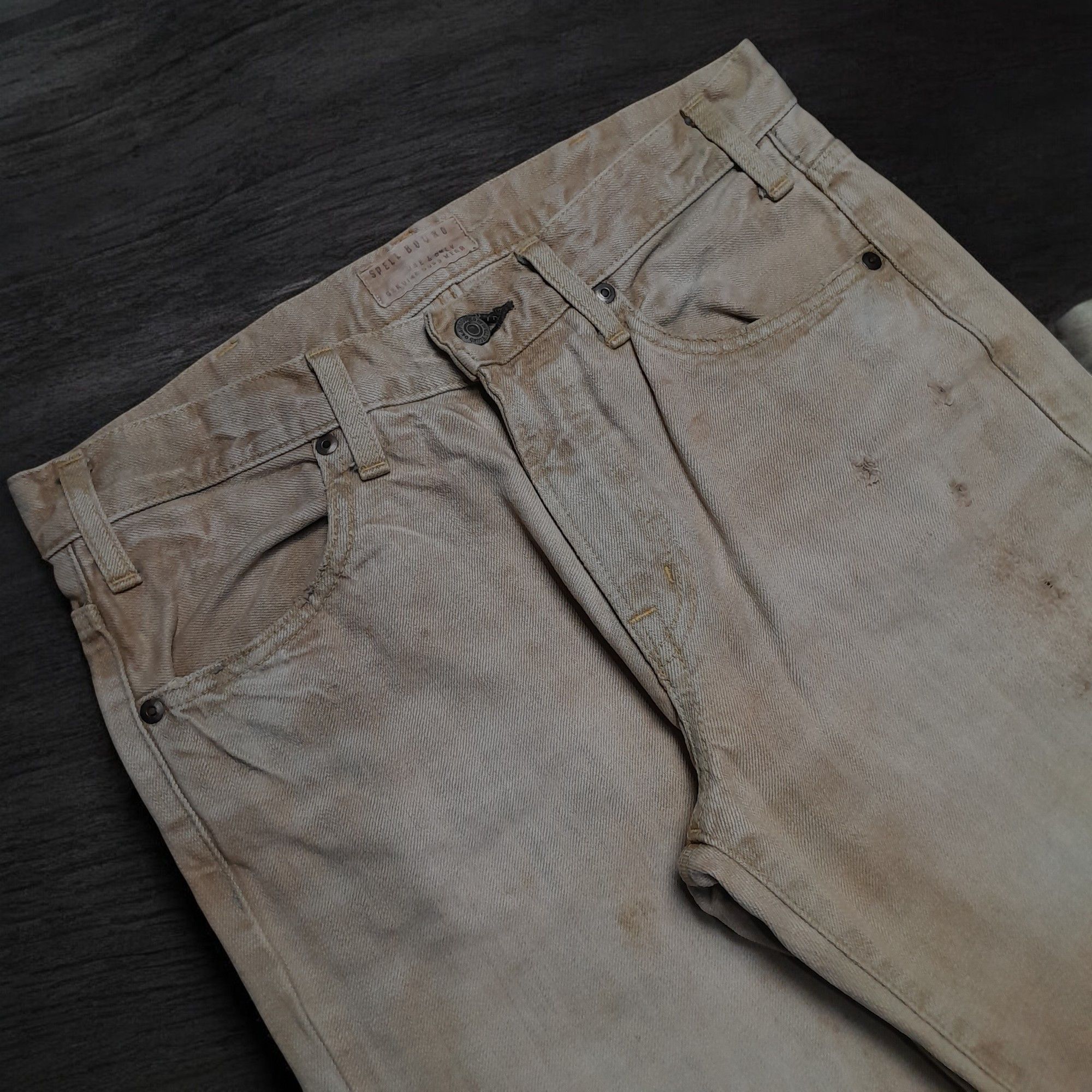 Spellbound × semanticdesign Spellbound Mud Washed Flare Jeans Size US 32 / EU 48 - 3 Thumbnail