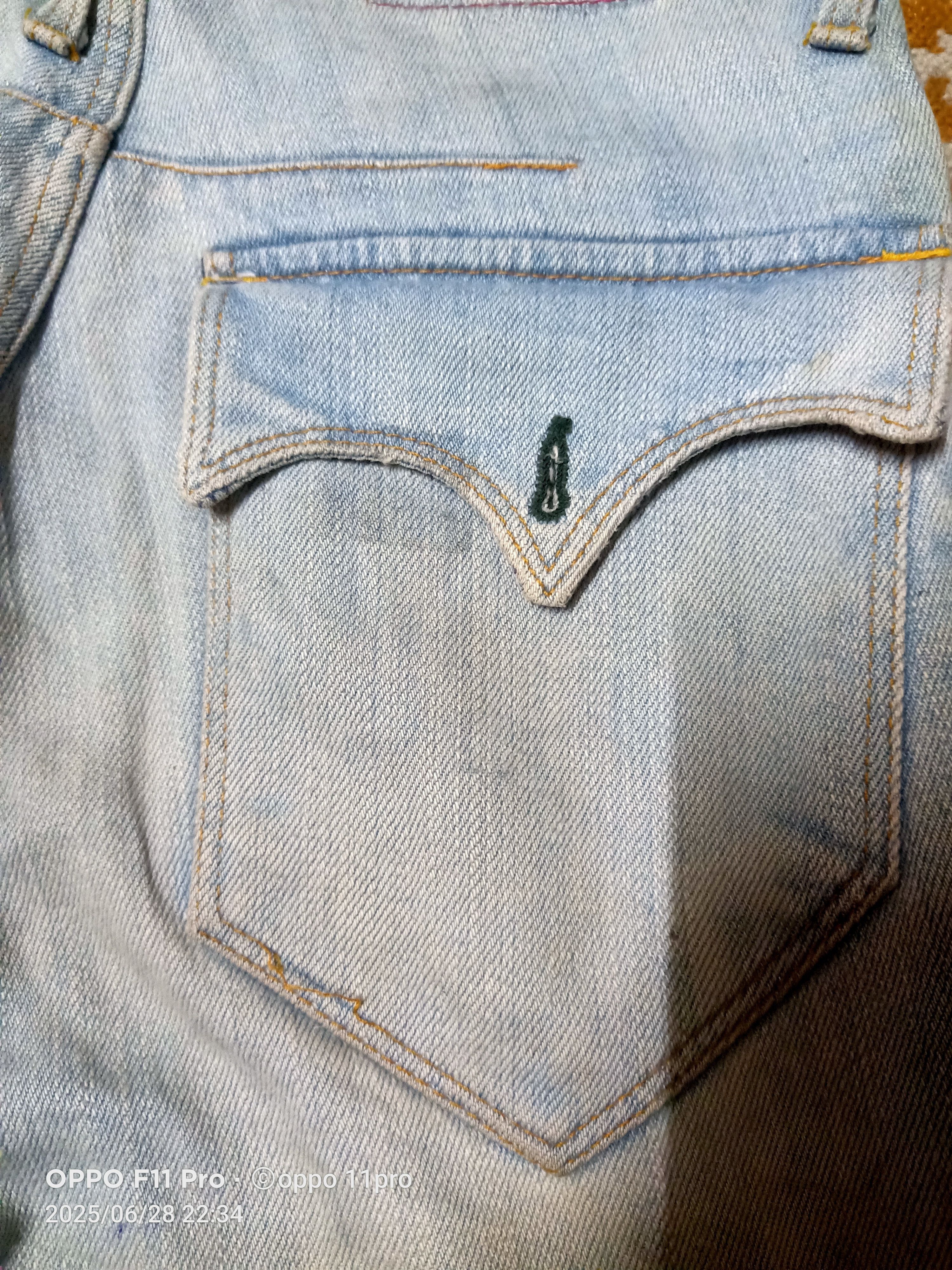 If Six Was Nine × Le Grande Bleu (L.G.B.) × Levi's Vintage Levis' Red '2001 Flare Denim Low Rise Single Poket Size US 30 / EU 46 - 18 Thumbnail