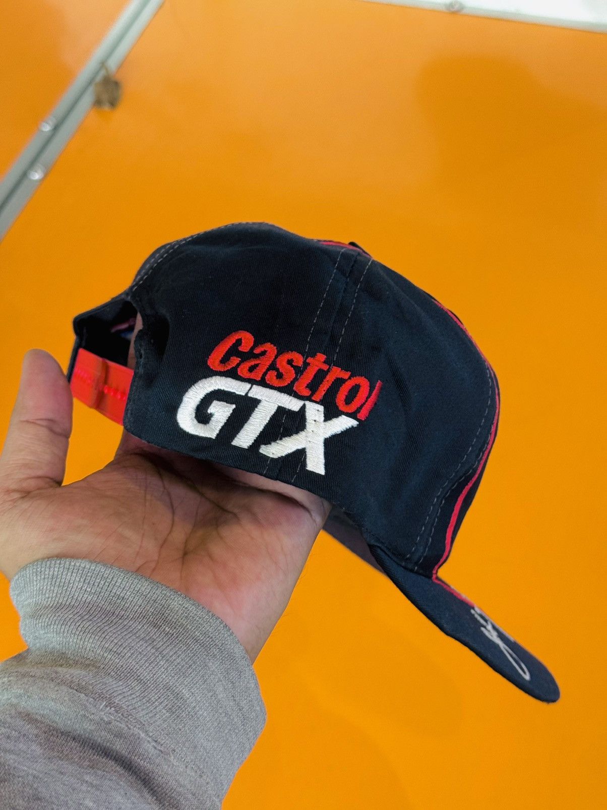 Vintage Vintage John Force Castrol GTX 6 Time Champion Hat 90's Size ONE SIZE - 3 Thumbnail