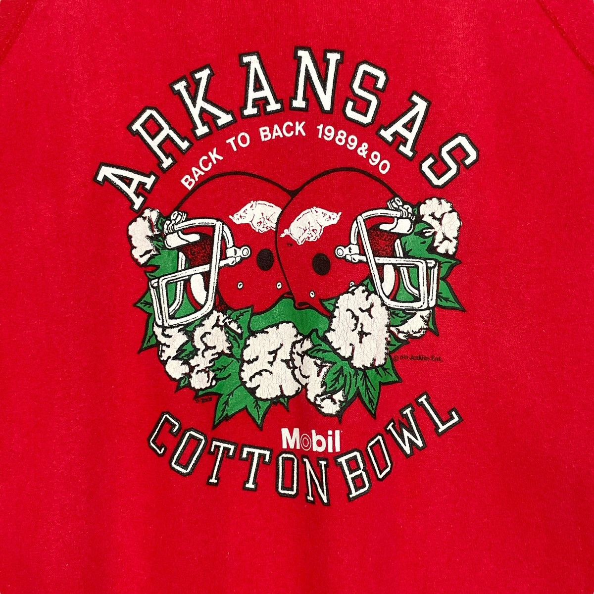 NFL Vintage 80s Arkansas Cotton Bowl Big Logo College Football Size US M / EU 48-50 / 2 - 10 Thumbnail