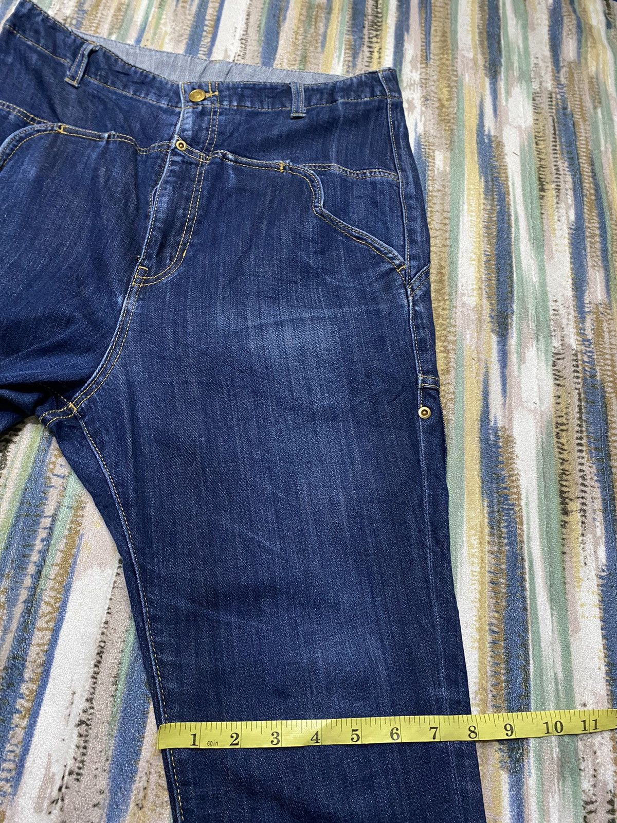 mercibeaucoup MERCIBEAUCOUP Jevous Enprie Stretch Crotch Denim Pants Size US 31 - 16 Thumbnail