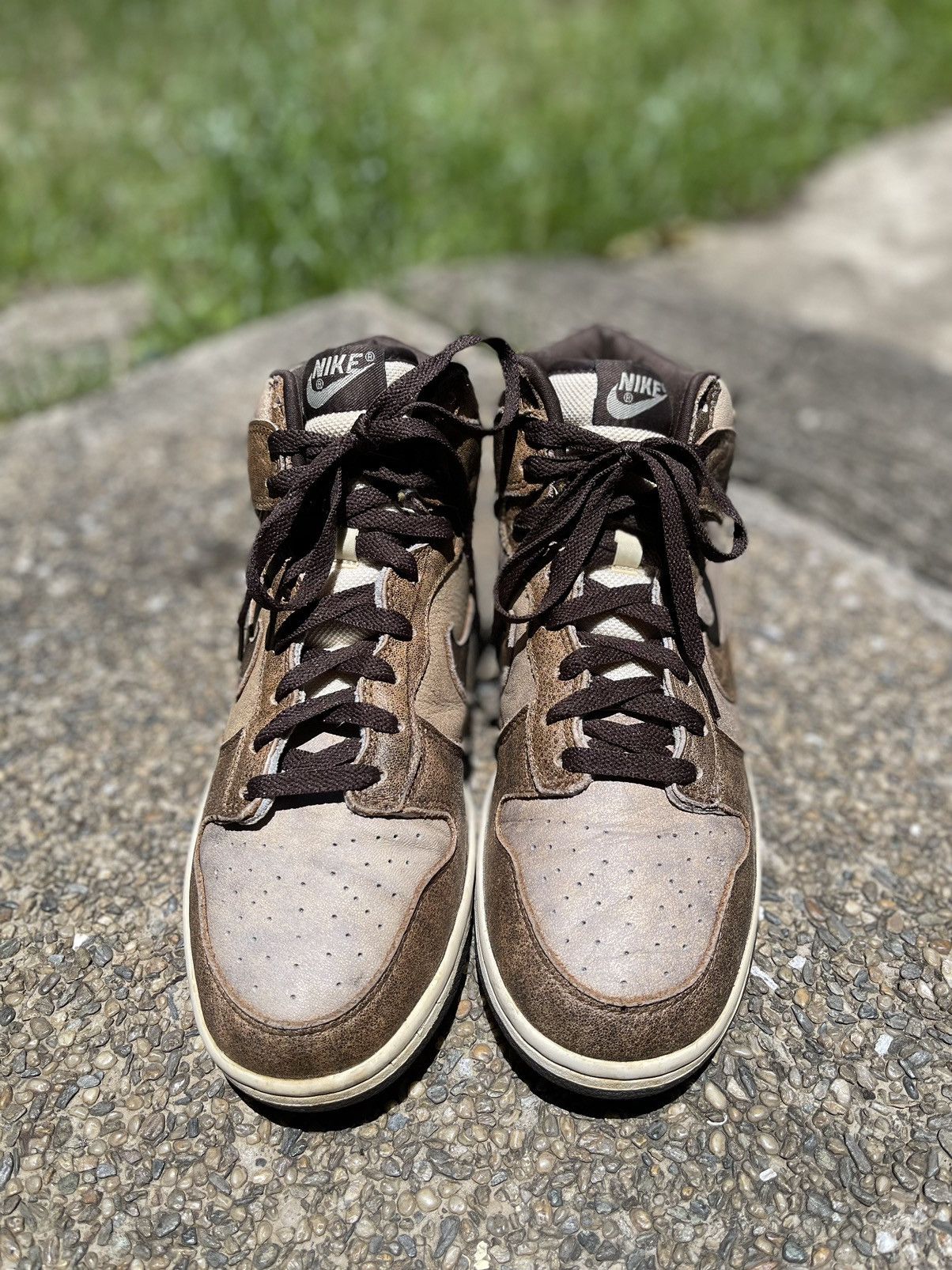 Nike Rare Vintage Nike Dunk High 2003 Grunge Dirty Pack Size US 9 / EU 42 - 4 Thumbnail