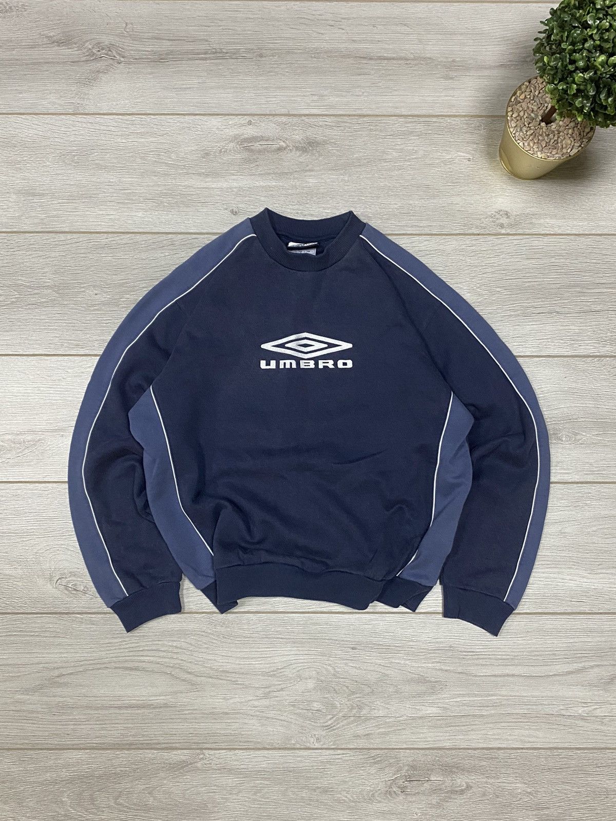 Umbro Vintage Umbro vintage big embroidered logo sweatshirt Grailed