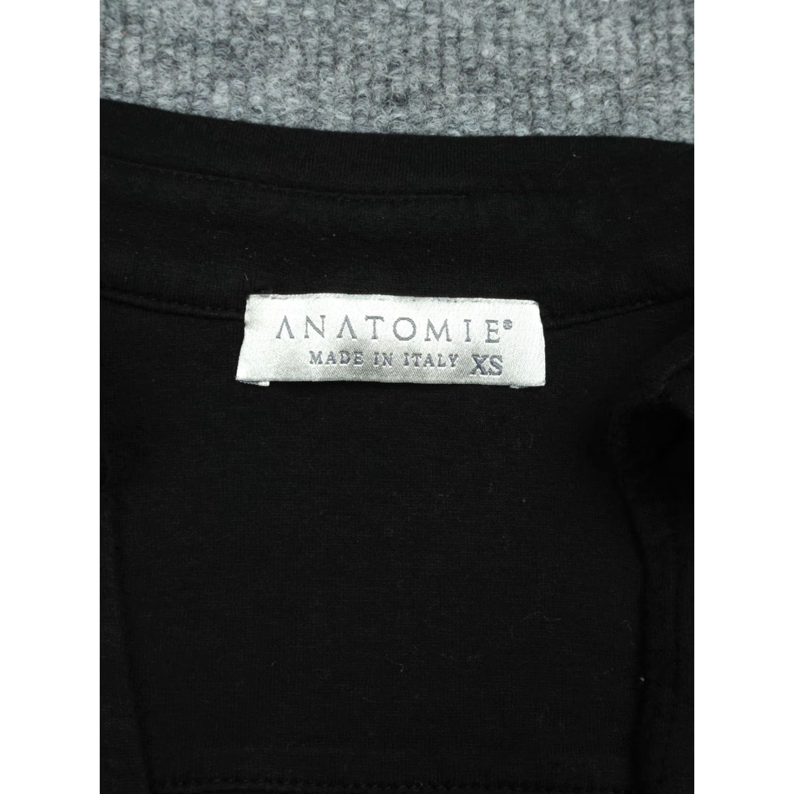 ANATOMICA Anatomie Shirt Top Womens XS Black Button-Down Made in Italy Size XS / US 0-2 / IT 36-38 - 5 Thumbnail