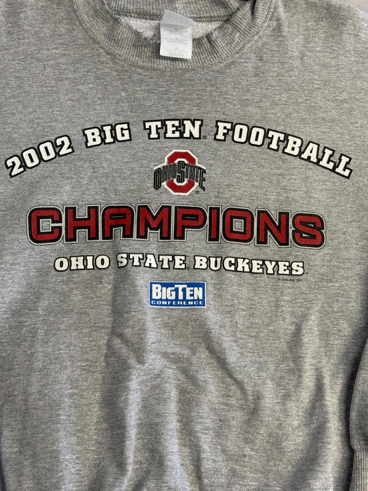 Gildan Vintage Ohio State Buckeyes Football Crewneck Champions 2002 Size US M / EU 48-50 / 2 - 3 Thumbnail