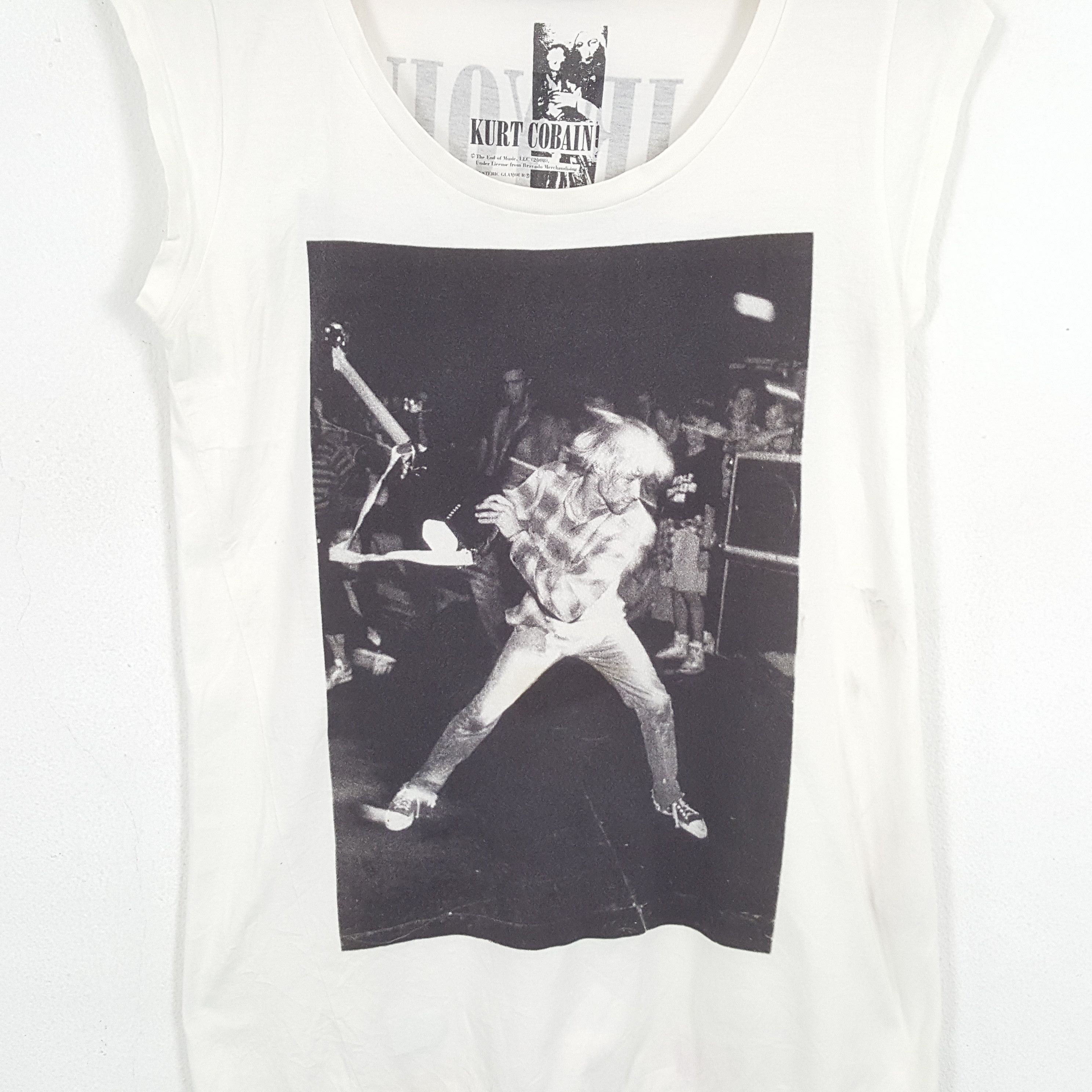 HYSTERIC GLAMOUR  Cobain プリントタンクトップ Hysteric Glamour × Vintage Vintage HYSTERIC GLAMOUR x KURT COBAIN