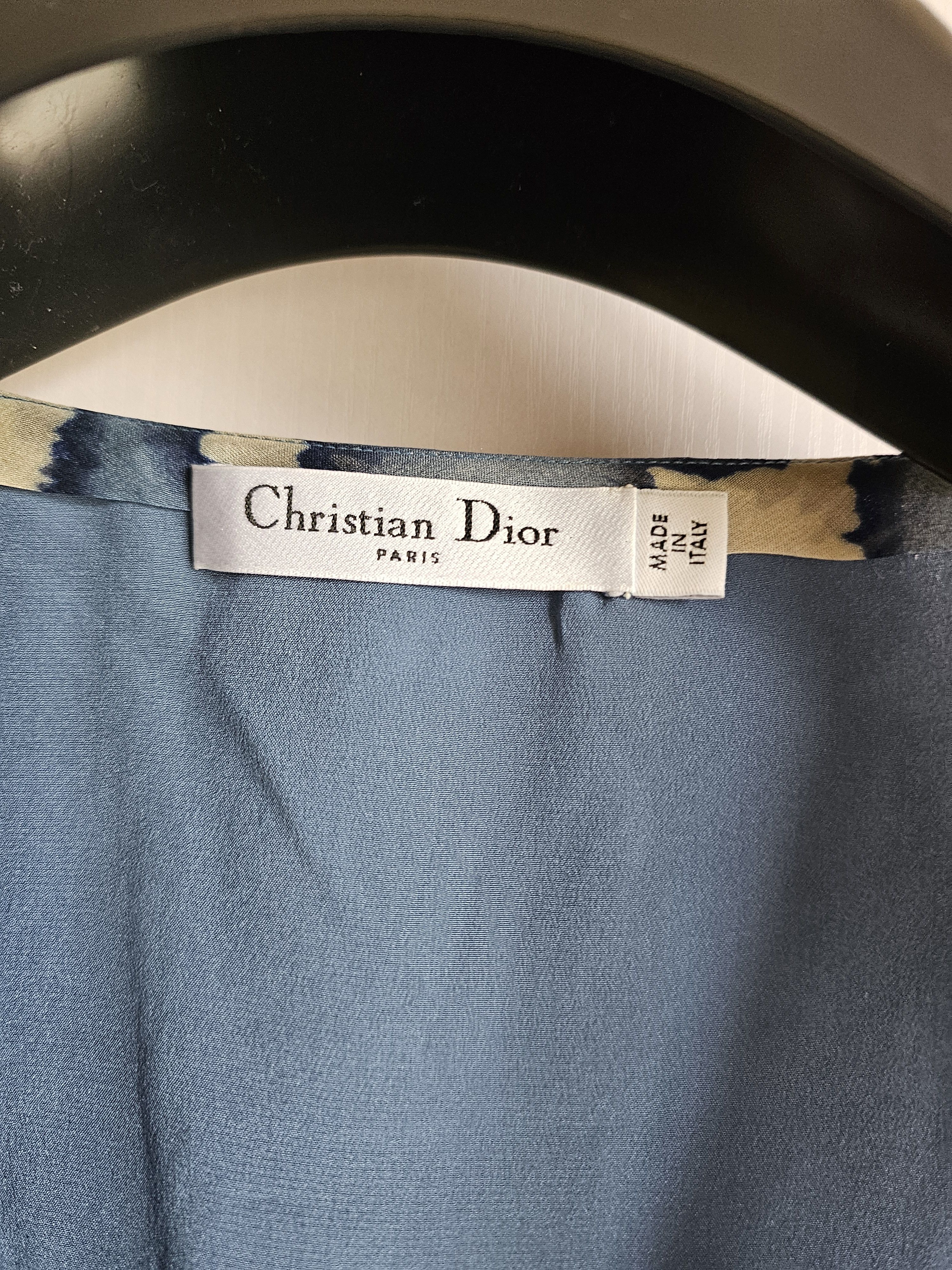 Dior Dior Women's Silk Feather Glazed Vest Tank Top Size 6 Size M / US 6-8 / IT 42-44 - 3 Thumbnail