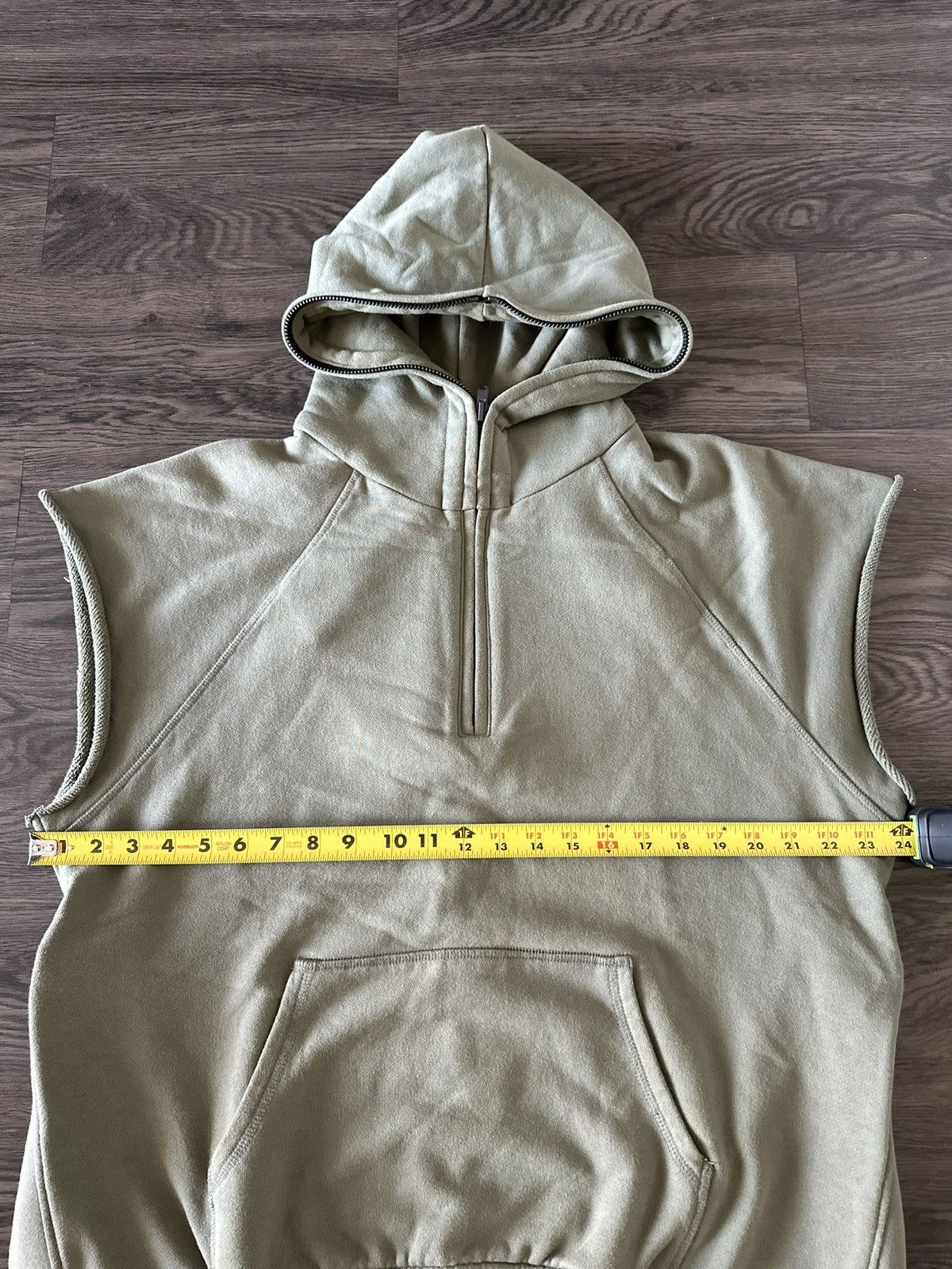 Fear of God Fear of god third collection cut off hoodie Size US L / EU 52-54 / 3 - 6 Thumbnail