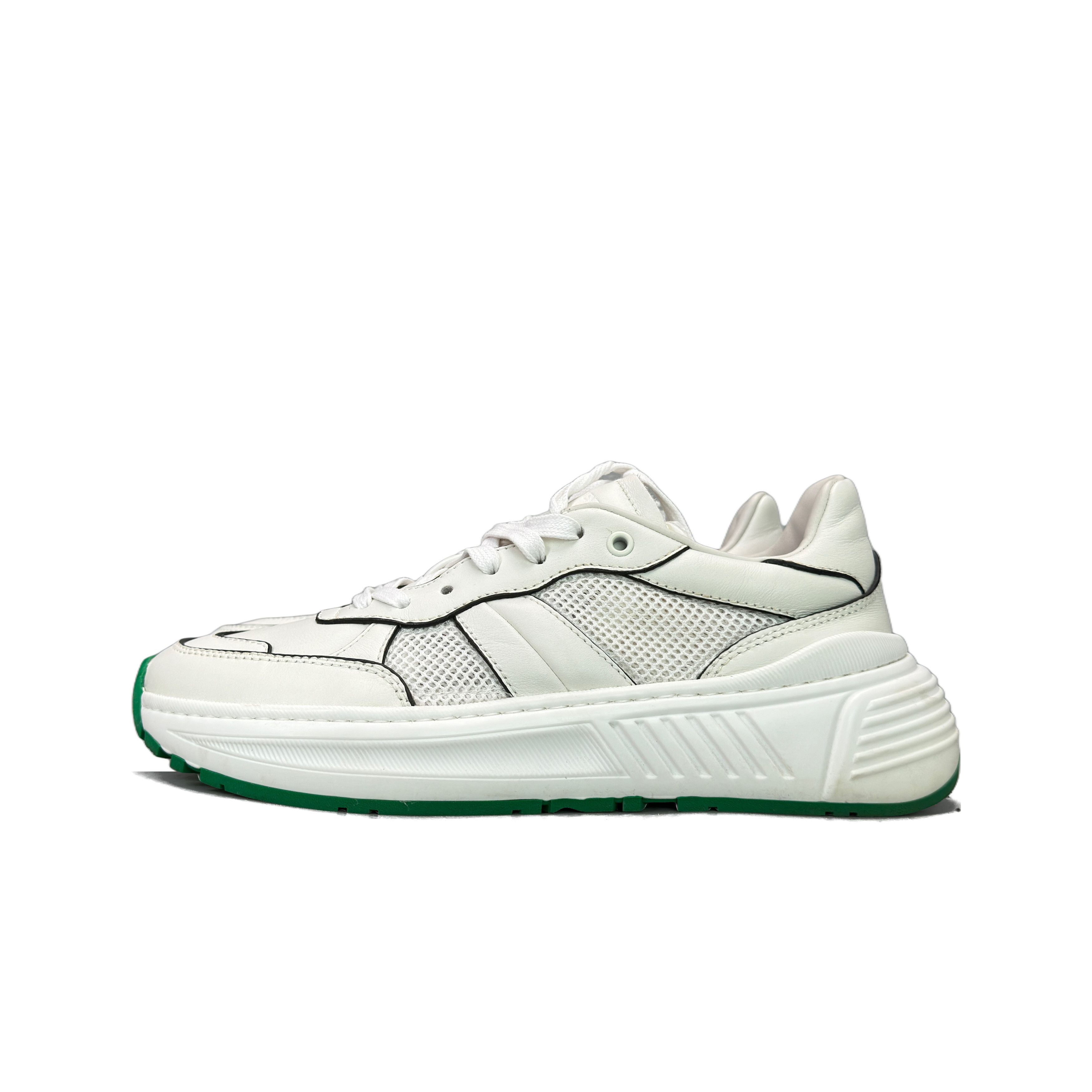 Bottega Veneta Bottega Veneta Leather Low-Top Sneakers Size 40.5 Size US 7.5 / EU 40-41 - 1 Thumbnail