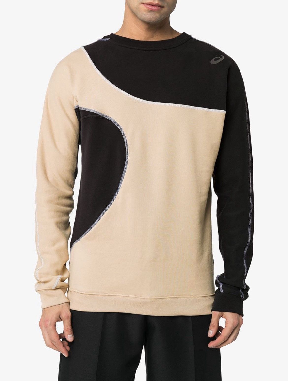 Asics × Kiko Kostadinov Kiko Kostadinov x ASICS 2020 Sweatshirt Beige/Navy Size US M / EU 48-50 / 2 - 1 Thumbnail