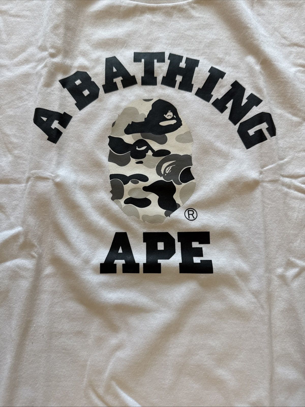 Bape BAPE A Bathing Ape Camo Ape Head Tee White Large L NWT OG Size US L / EU 52-54 / 3 - 2 Thumbnail