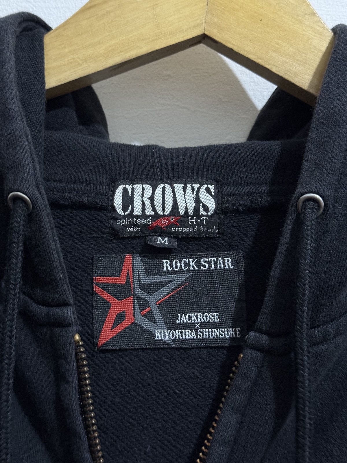 Hysteric Glamour Y2k T.F.O.A Crows ifsixwasnine zip hoodie Size US M / EU 48-50 / 2 - 7 Thumbnail