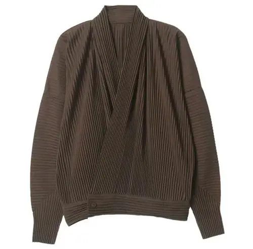 Japanese Brand 20AW Indigo Union Japan Brown Modern Noragi Kimono Jacket Size US XL / EU 56 / 4 - 4 Thumbnail